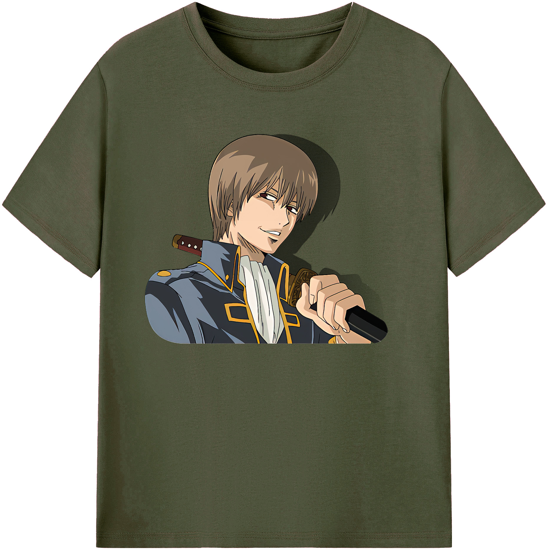 （画像用） ぎんたま 坂田銀時（さかたぎんとき） 神楽 志村新八（しむら しんぱち） GINTAMA Sakata Gintoki Kagura Shimura Shinpachi 綿100％ メンズ半袖Tシャツ｜肌触りやわらか＆通気性